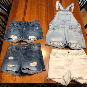 Jean shorts - girls